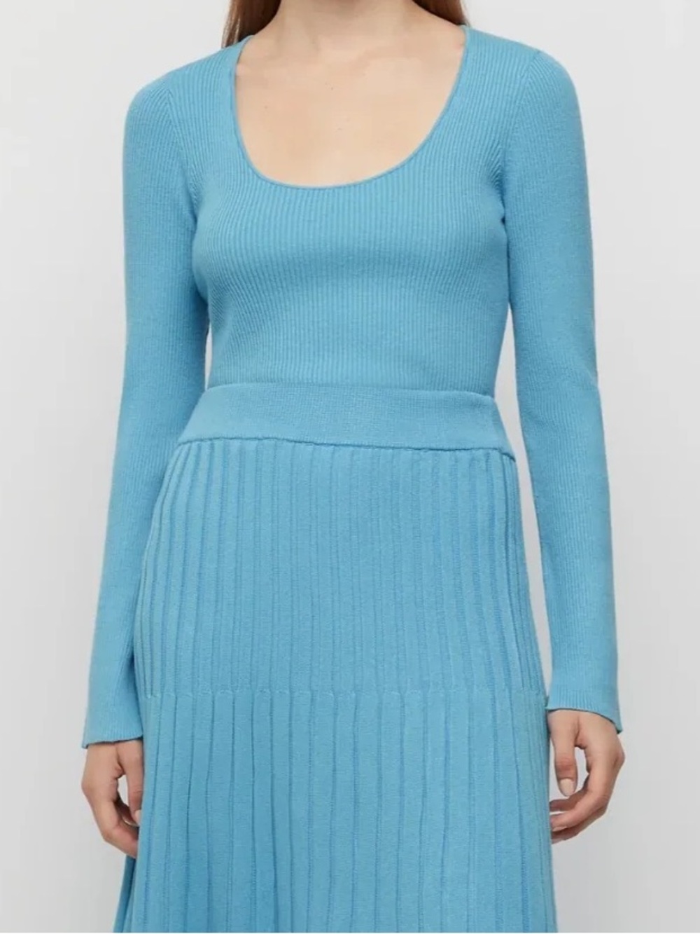 NEW Friend of Audrey Basic Rib Knit Top : Small